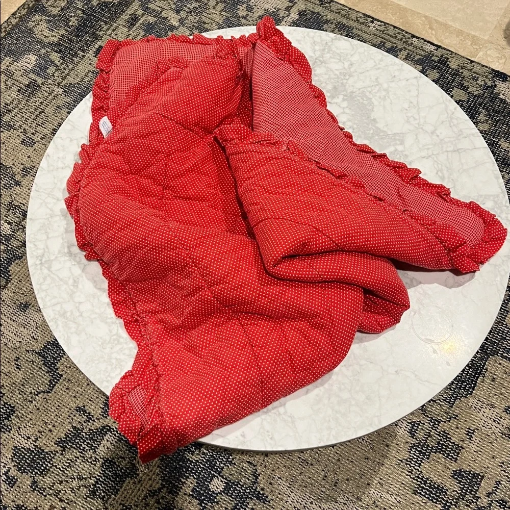 Glenna Jane Reversible Crib Blanket.